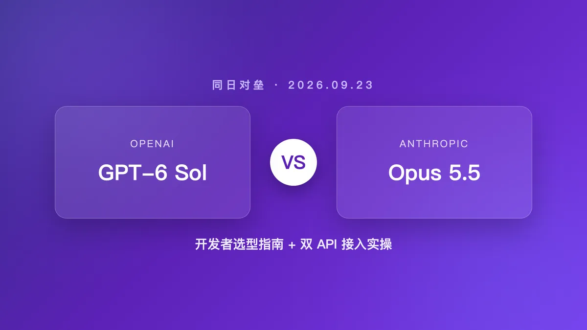 GPT-6.1 Sol 上手实战：DevDay 今天发布，性能逼近 Astra、价格只有 1/5，API 接入与成本精算一次讲清